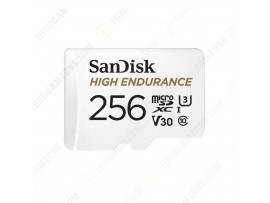 SanDisk 256GB High Endurance UHS-I microSDXC Memory Card with SD Adapter